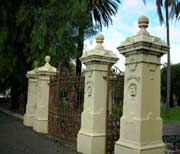 Entrance gates to Redfern Park